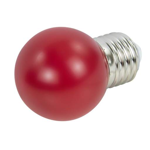 Fusion 1W ES LED Golf Ball Lamp Red
