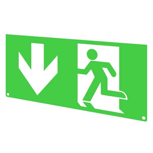Fusion Arrow Down Legends for 5-in-1 Emergency Exit Sign