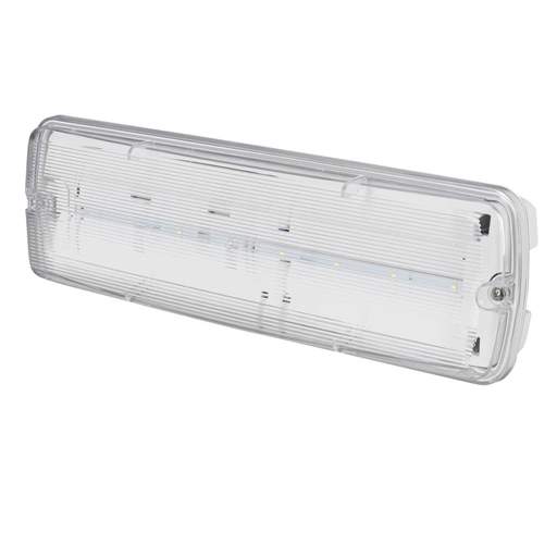 Fusion 2.3W LED Maintained Self Test Bulkhead with Legends