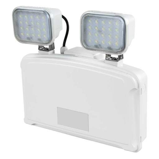 Fusion 3W LED Non Maintained Emergency Twinspot with Self Test