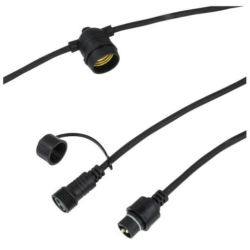 Fusion 5m Festoon String with 10 Pendants (0.5m Spacing)