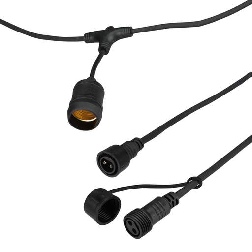 Fusion 5m Festoon String with 5 Pendants (1m Spacing)