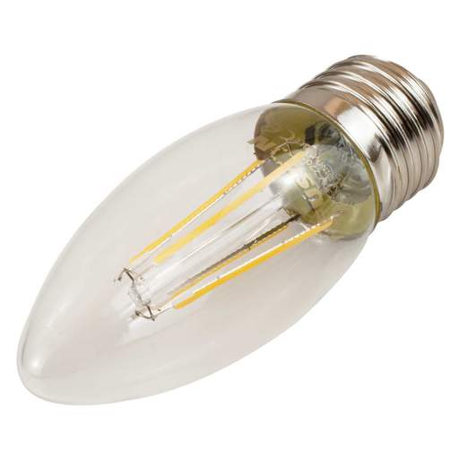 Fusion 2W LED ES Filament Candle Lamp 2700K