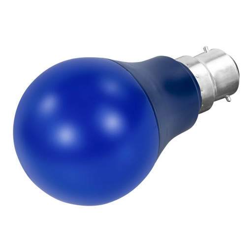 Fusion 8W BC LED Non Dimmable GLS Lamp Blue
