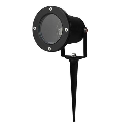 Fusion GU10 Ground Spike Light Black
