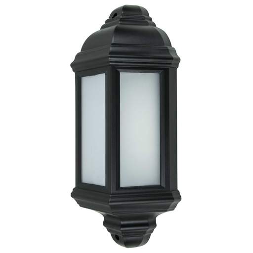 Fusion 7W LED Half Lantern Black 4000K