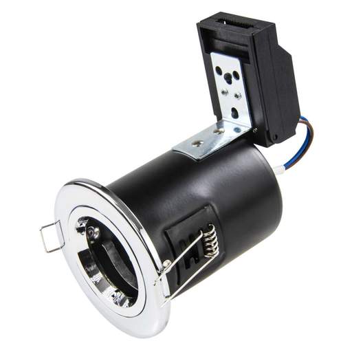 Fusion 50W GU10 Fire Rated Downlight Polished Chrome
