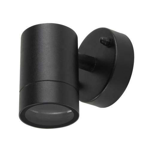 Fusion GU10 Down Wall Light Black