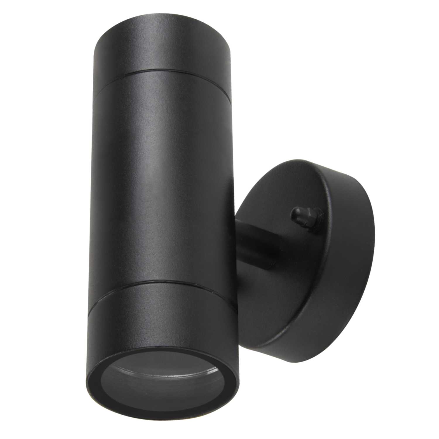 Lampada Da Parete Per Esterni GU10, Alluminio Nero Antracite, IP54, Design Up/down, 7x8,5x11 Cm - 4