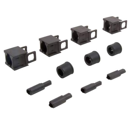 Salzer 4 x 25mm Extension Shafts for 3P80-100/4P80-100 Isolators Only