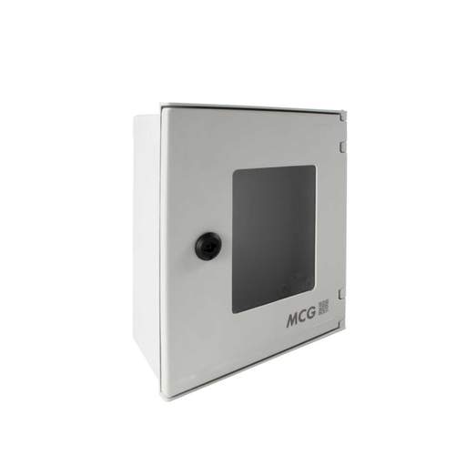 MCG 300mm x 250mm x 140mm GRP Enclosure Glazed Door Grey IP66
