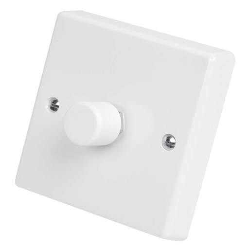 Varilight 1000W 1 Gang 2 Way Dimmer White