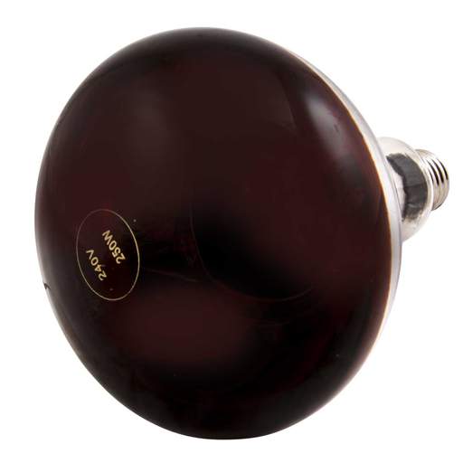 Fusion 250W ES R125 Infrared Reflector Lamp Red