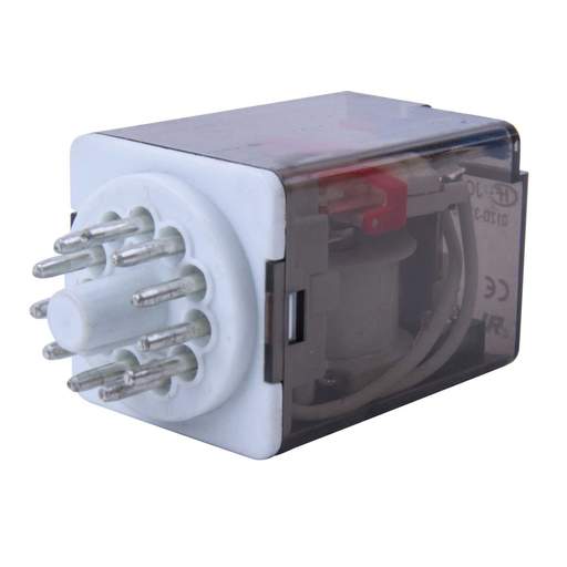 MCG 11 Pin 12V DC 10A 3 Pole Changeover Plug In Relay