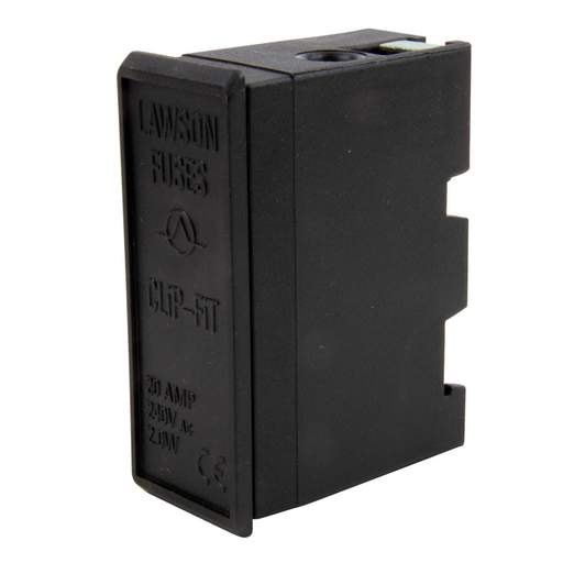 Lawson 20A Clipfit Fuse Holder Black