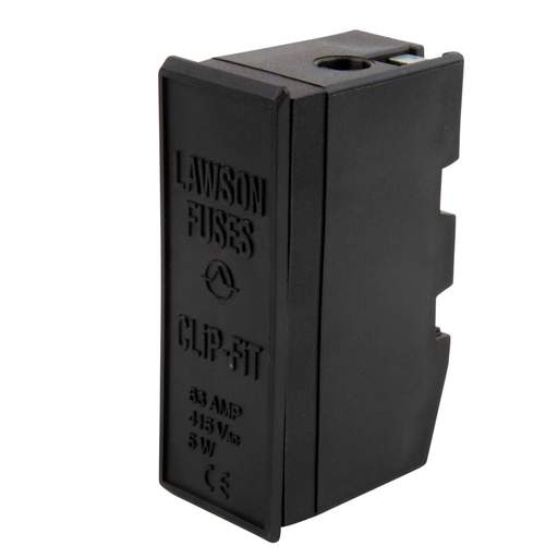 Lawson 63A Clipfit Fuse Holder Black