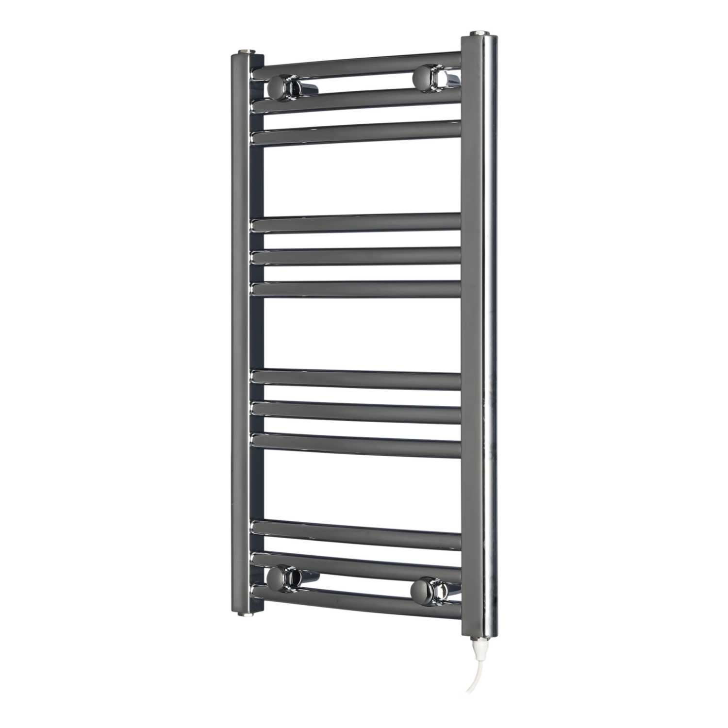 Levante 150W Standard Electric Towel Rail Ladder Style Curved Chrome  (LEV470SECCTR150) | CEF