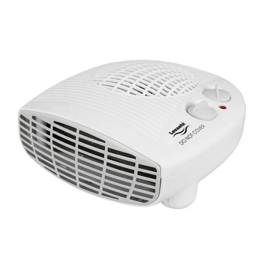 Levante 2kW Letter Box Style Fan Heater with Thermostat White