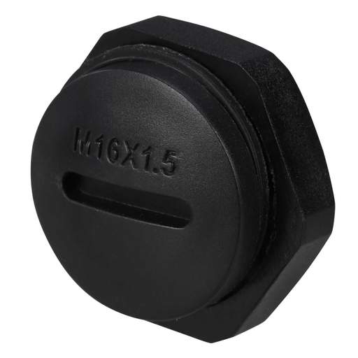 MCG 16mm IP68 Blanking Plug Black (Sold in 1's)