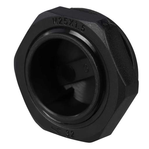 MCG 25mm IP68 Blanking Plug Black (Sold in 1's)
