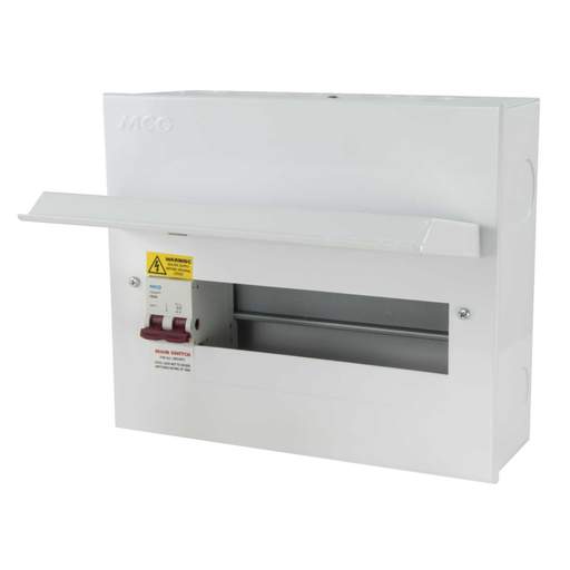 MCG 10 Way 100A Isolator Incomer Metal Clad Consumer Unit