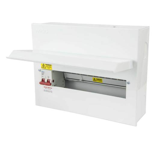 MCG 12 Way 100A Isolator Incomer Metal Clad Consumer Unit