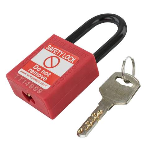 MCG Red Non Conductive Safety Padlock