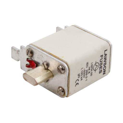 Lawson 16A NH00 Square Bodied Fuse (Sold in 1's)