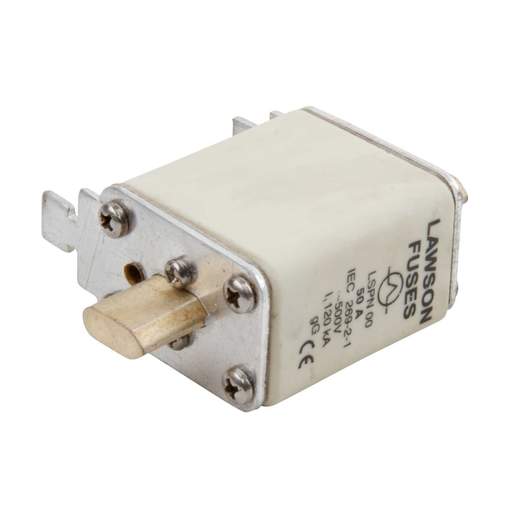Lawson 50A NH00 Square Bodied Fuse (Sold in 1's)