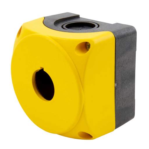 MCG 1 Way Plastic Empty Pushbutton Station Yellow / Grey IP65