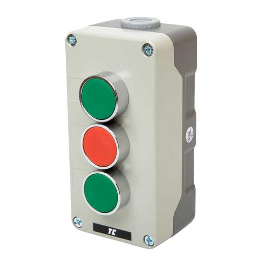 MCG 3 Way Forward / Stop / Reverse Pushbutton Station IP65