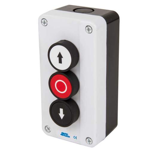 MCG 3 Way Up / Stop / Down Pushbutton Station IP65