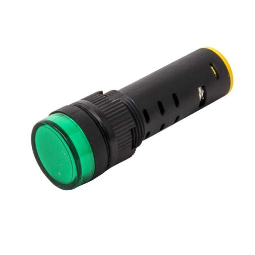 MCG 230V 16mm LED Indicator Lamp Green