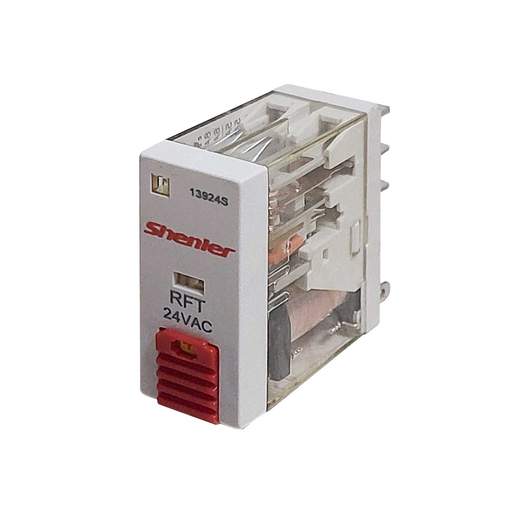 Shenler 8 Pin 24V AC 8A 2 Pole Miniature Changeover Plug In Relay