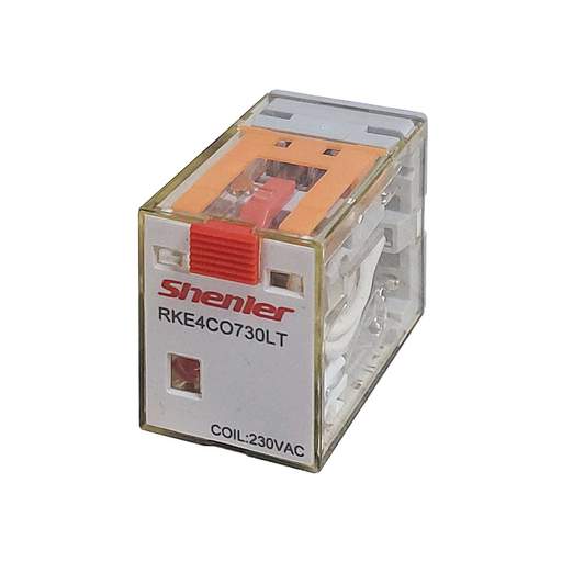 Shenler 14 Pin 230V AC 5A 4 Pole Miniature Changeover Plug In Relay