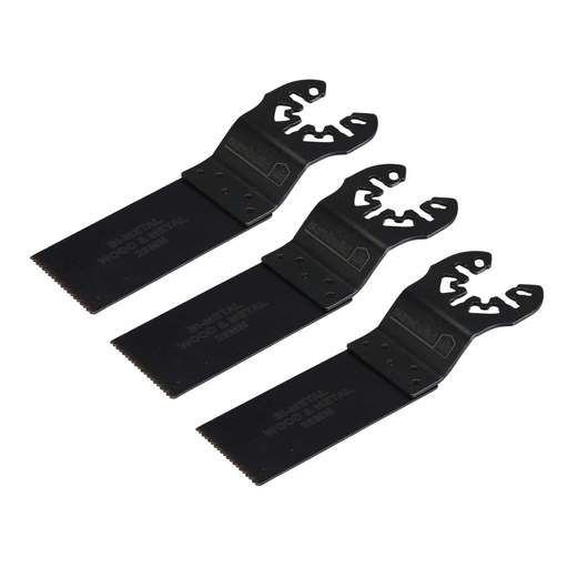 F4P 28mm Bi-Metal Standard Flush Cut Universal Saw Blade (Pack of 3)