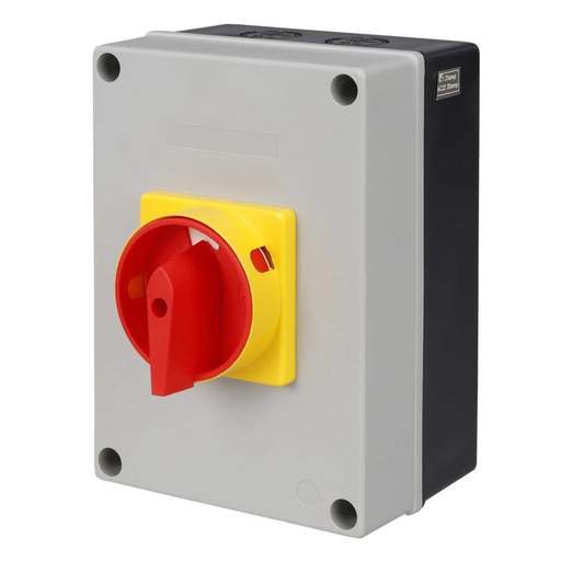 MCG 25A 4 Pole Rotary Isolator Large Enclosure IP65