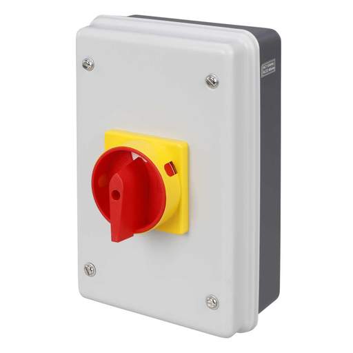MCG 63A 4 Pole Metal Clad Surface Mount Isolator Switch