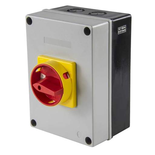 MCG 80A 4 Pole Plastic Isolator Surface Mounting IP65 Rated