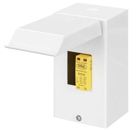 MCG 15kA 1 Module Single Pole Type 2+3 Surge Protector with Metal Enclosure