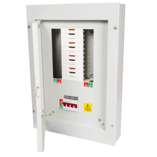 MCG 8 Way TP+N Type B Distribution Board with 125A Incomer