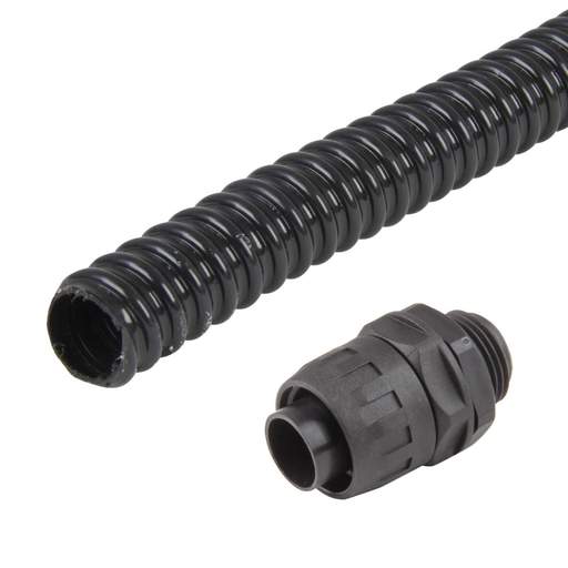 MCG 20mm PVC Spiral Conduit Contractor Pack (10m Reel and 10 Glands)