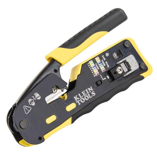 Klein Ratcheting Pass Thru Modular Crimper
