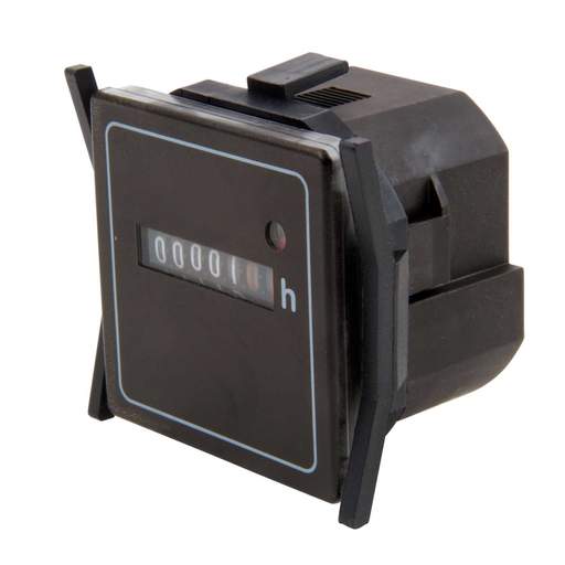 MCG 230V AC 48mmx48mm Panel Mounting Mechanical Hours Run Counter Non-Resetable