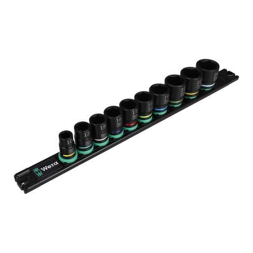 Wera 10 Piece Magnetic Rail B Impaktor Socket Set