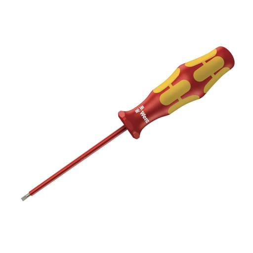 Wera 2.5mm x 80mm Slotted Kraftform Plus Series 100 VDE Screwdriver