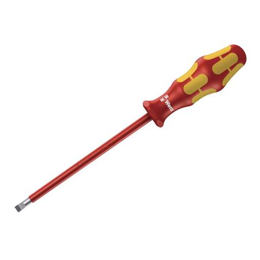 Wera 6.5mm x 150mm Slotted Kraftform Plus Series 100 VDE Screwdriver