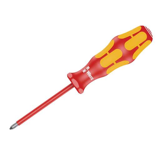 Wera PH1 x 80mm Phillips Kraftform Plus Series 100 VDE Screwdriver