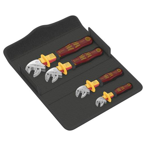 Wera 4 Piece 6004 Joker VDE Self-Setting Spanner Set