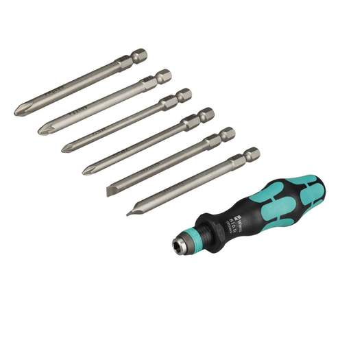 Wera 7 Piece Kraftform Kompakt 40 Screwdriver Bit Set